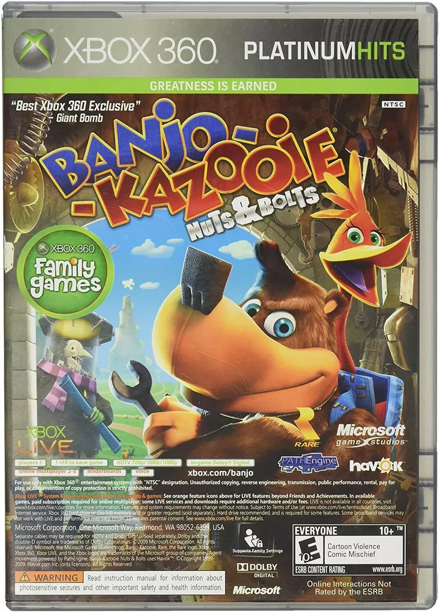  Banjo-Kazooie: Nuts & Bolts + Viva Pinata (Platinum Family  Hits) : Video Games