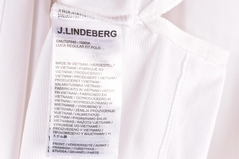 J Lindeberg Luca Regular Fit Men Polo Shirt Size S - Image 4 of 4
