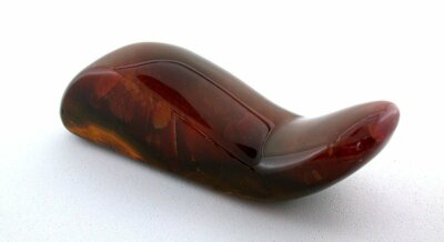 3 1/2 x 1 1/5 Inch Natural Carnelian Agate Crystal Massage Stone Gemstone ES2799