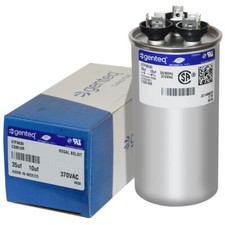 GE Genteq Replacement 35/10 uf 370 VAC Round Dual Capacitor 97F9830 C33510R