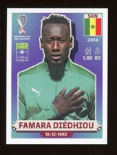 2022 Fifa World Cup Panini Sticker Qatar FAMARA DIEDHIOU Senegal SEN17