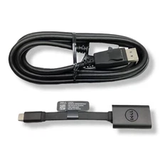 Dell USB-C Type to DisplayPort Adapter + DisplayPort Cable 0YJ3Y6 YJ3Y6 6Ft