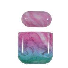 Apple Airpods Case 1st/2nd Generation Pink Blue Marble Pattern