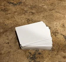 50pk Aluminum Dye Sublimation Hitch Cover Inserts 3.4x4.7 Blank for Printing