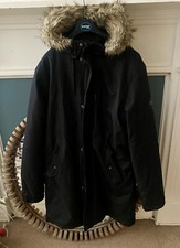 Womens Black Parka Size M