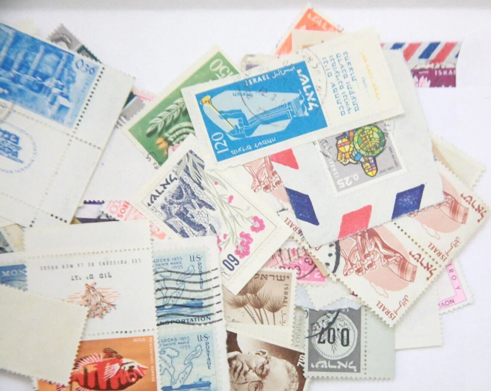 Vintage Collector Stamp Collection Storage Unit Unresearched US Foreign BB332 - Image 3 of 4