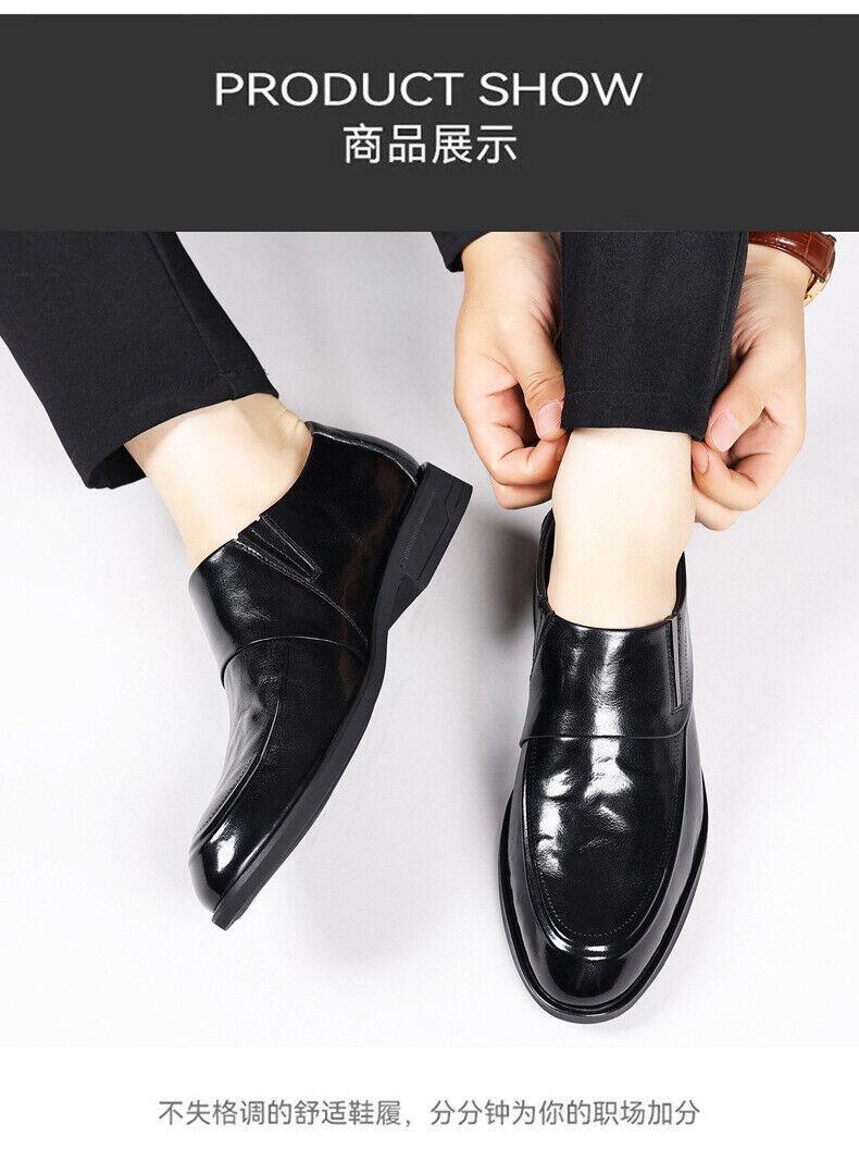 SAOLA Abito da lavoro britannico retrò da uomo scarpe comode formali da lavoro pump pump pull on