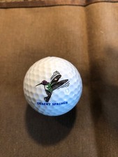 PING GOLF BALL-WHITE/DARK BLUE PING EYE2 4 DESERT SPRINGS GOLF CLUB LOGO.10/10