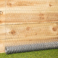 6m x 90cm Galvanised Metal Chicken Garden Wire Netting / Fencing 1.54 per metre