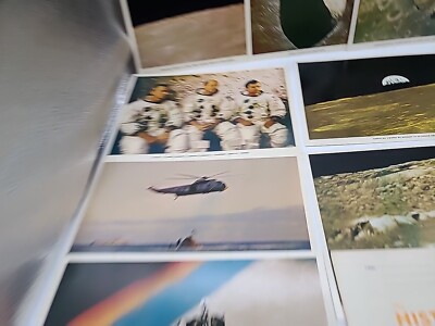  8 photo vintage picture lot Apollo 10 moon mission Vintage Scarborough Pub 8x10