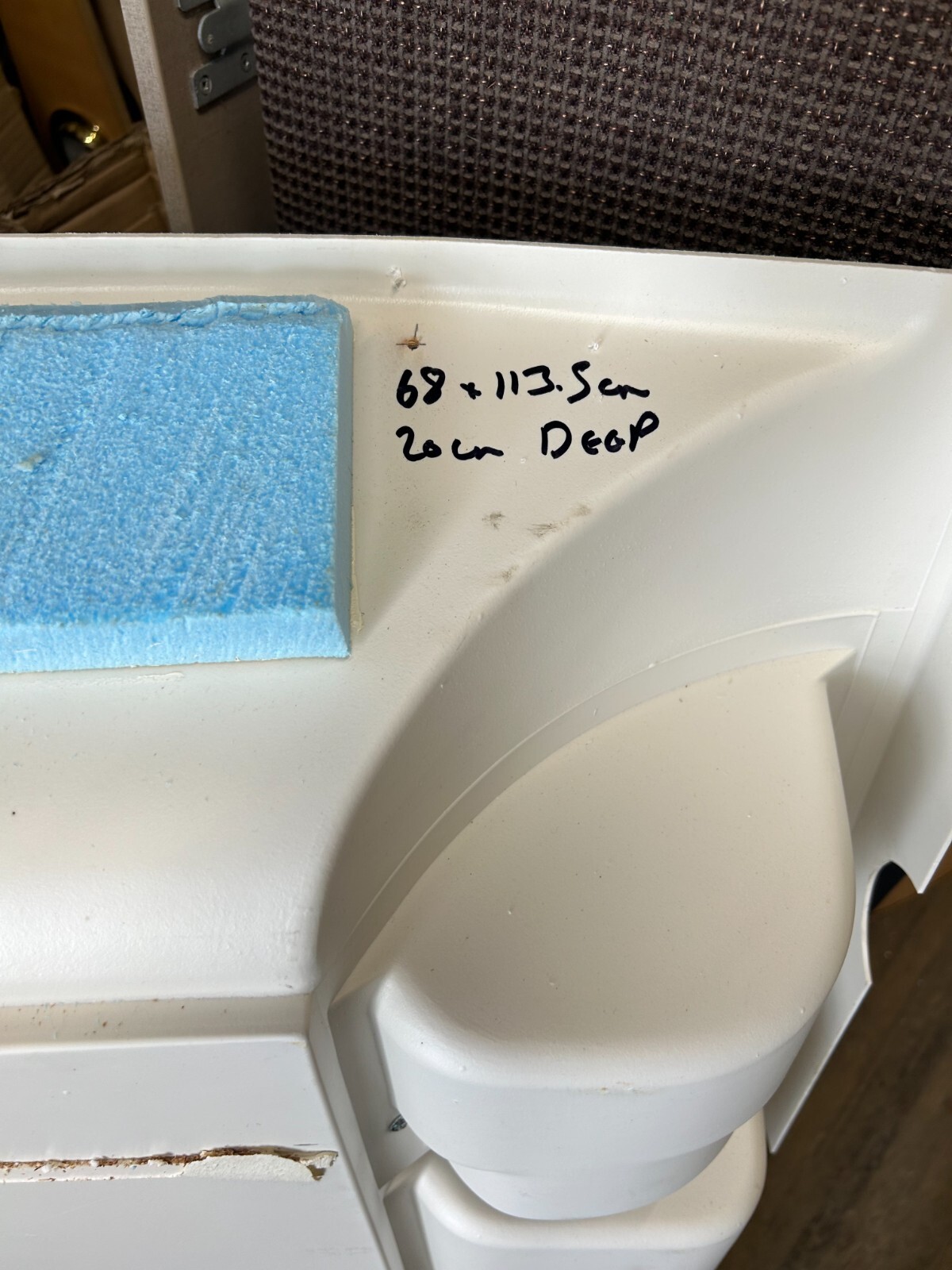 CARAVAN/MOTORHOME BATHROOM VANITY UNIT eBay