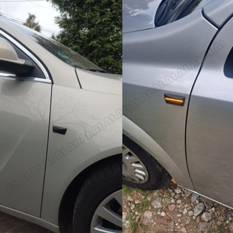 LED Seitenblinker Opel Astra H J GTC OPC Corsa D E Chevrolet Cadillac Schwarz DE - Bild 3 von 4