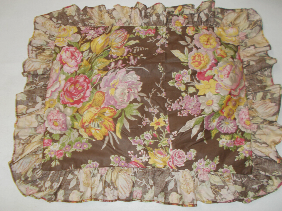 2 AVL Ralph Lauren Garden Gate Chintz Floral Std Shams French Country ...