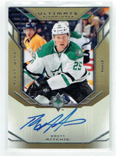 14-15 UD Upper Deck Ultimate Signatures  Brett Ritchie  Rookie  Auto