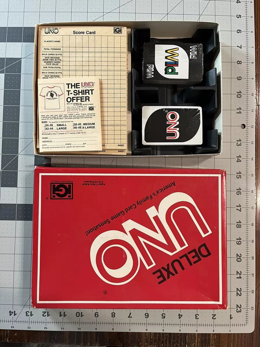 Vintage 1978 UNO Card Game 108 Cards Complete Set in Box