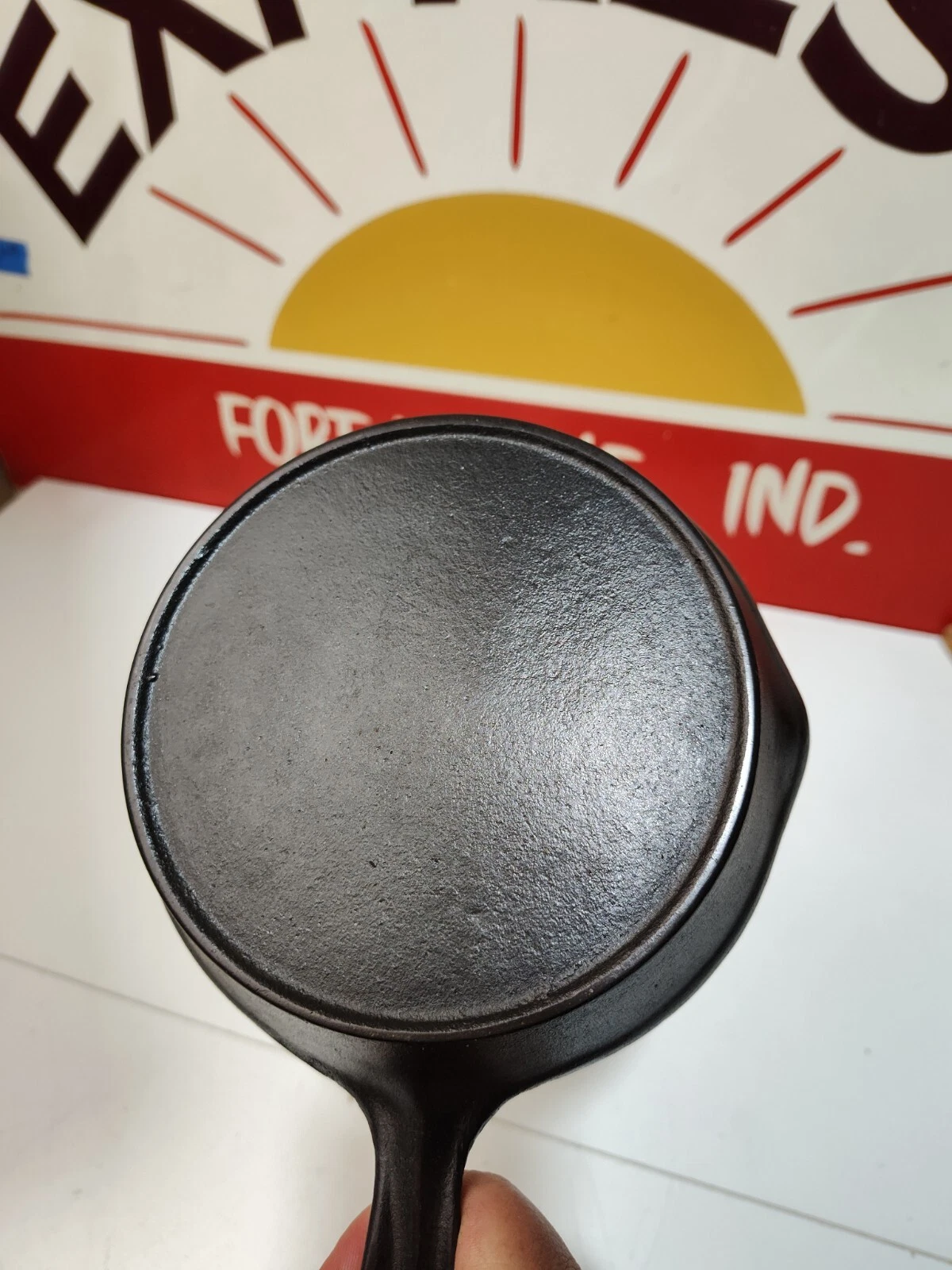 Fully Restored Vollrath #3 Cast Iron SKILLET Frying Pan 6" Seasoned Flat