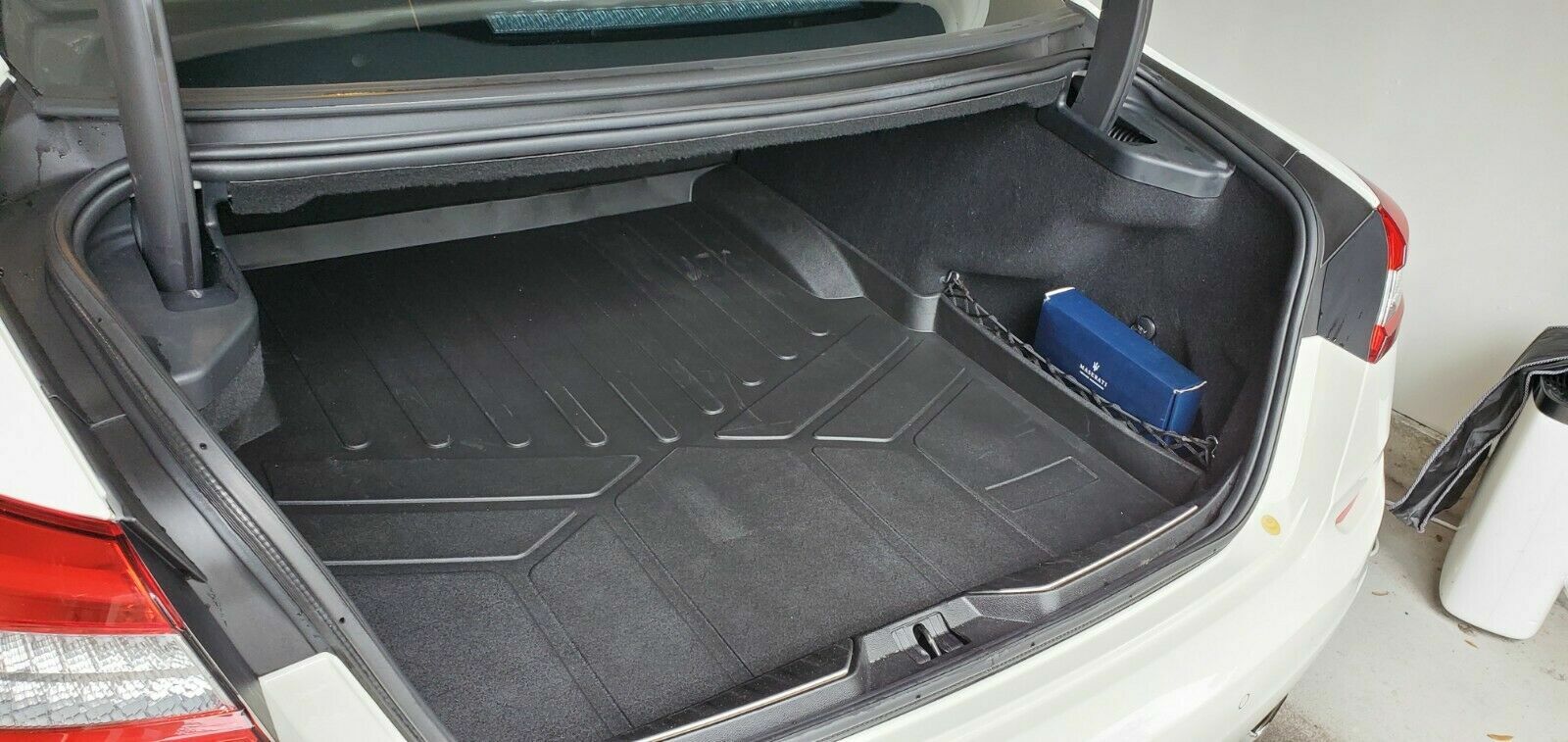 Rear Trunk Cargo Liner Floor Tray Pad Mat for Maserati Quattroporte 2014-2024