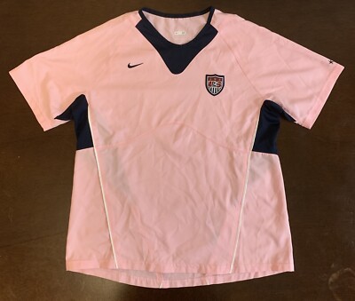 pink nike soccer jersey
