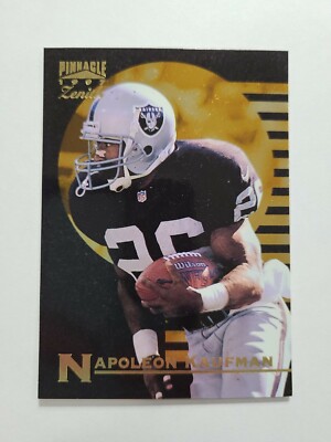 NAPOLEON KAUFMAN 1997 PINNACLE ZENITH FOOTBALL CARD # 33 E6713