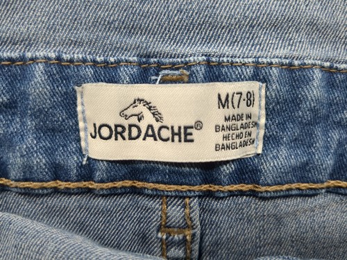 Jordache Denim Girls Jeans Overalls M7/8 Wide Leg - Picture 14 of 17