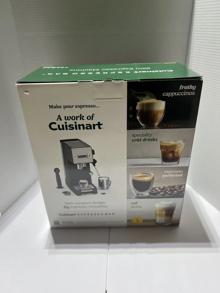 NUEVO Sellado Cuisinart Espresso Bar Collection Slim Espresso Machine EM160 –  Foto 4 de 4