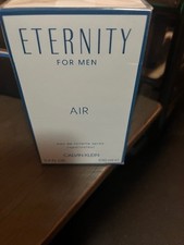 ETERNITY AIR by Calvin Klein 3.3 / 3.4 oz EDT Cologne for Men New In Box