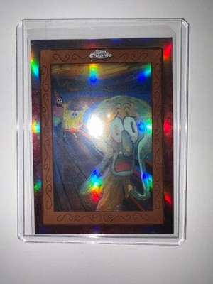 Topps Chrome Spongebob 25th Anniversary Squidward s Gallery SG-12 - Santiago L.
