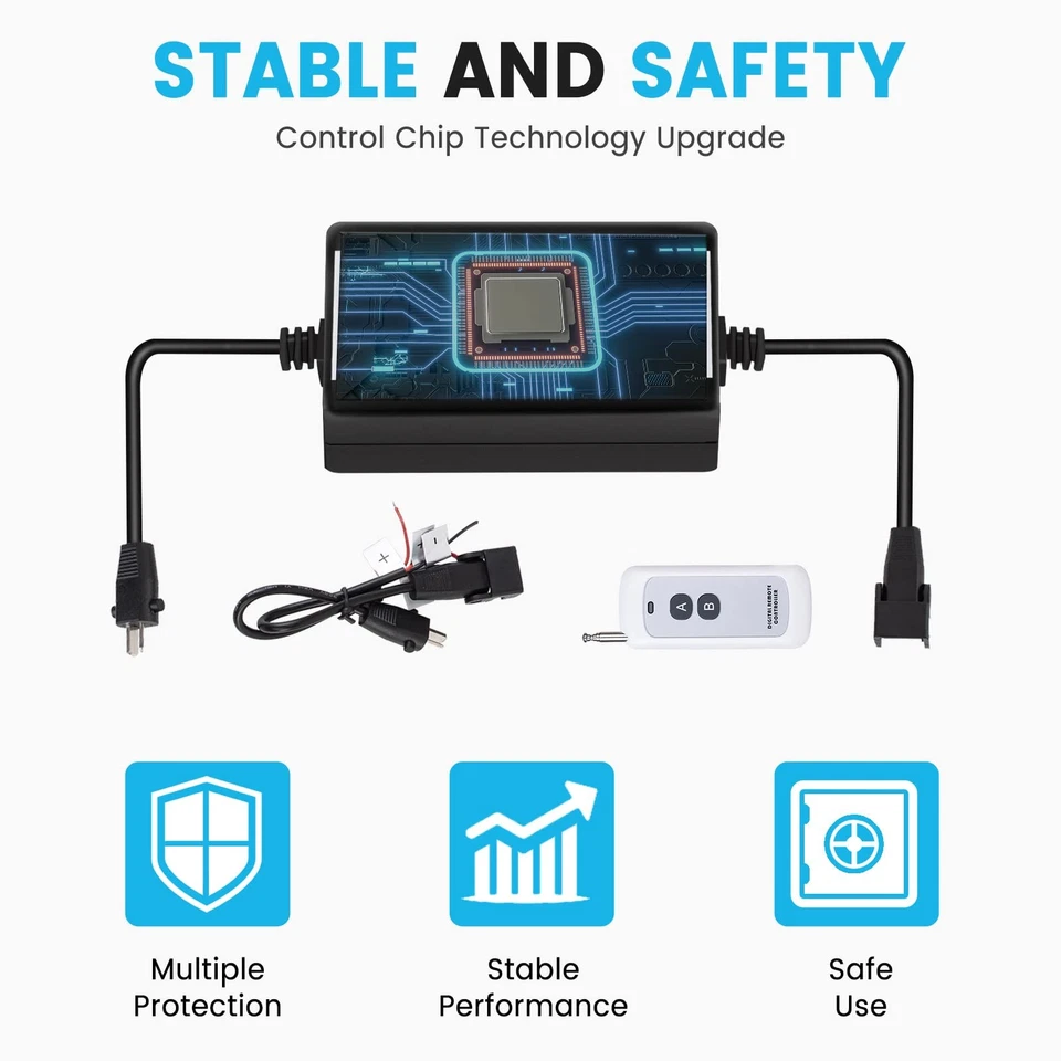 Forward Reverse Linear Actuator Controller, Wireless Motor Switch Kit for Motors - Image 3 of 4
