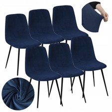 6x coprisedia granato poltrona Skandi rivestimento Welur spesso coprisedile decorazione mobili