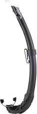 SemiDry Snorkels for Comfortable Underwater Exploration, Black