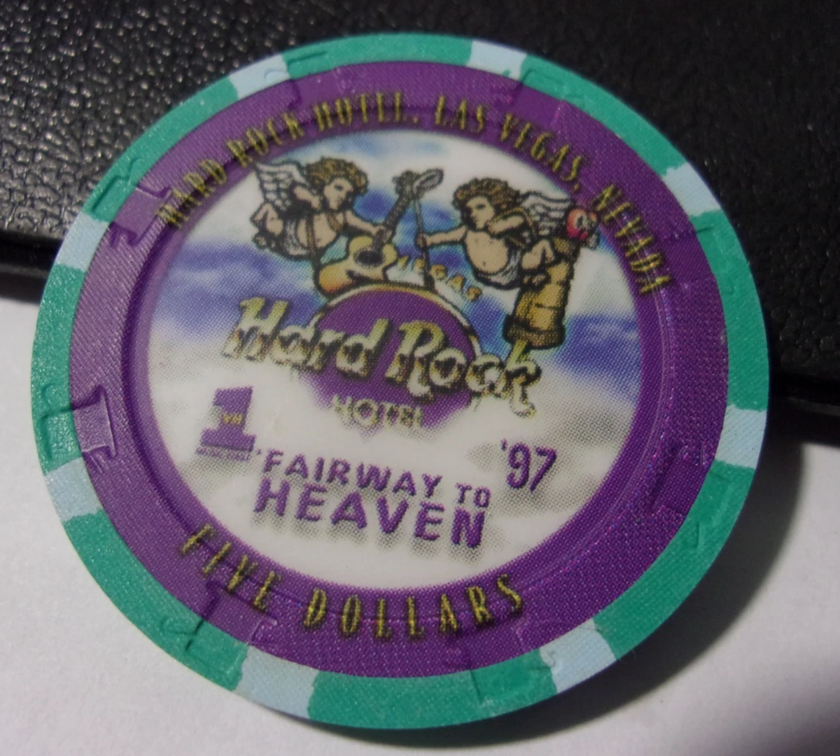 Hard Rock Chip In Collectible Individual $5 Casino Chips for sale