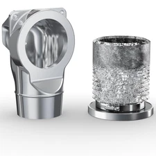 Magnetic Dryer Vent Coupling DV90 Airtight Seal Dryer Vent Connector Kit Easy...