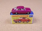 VINTAGE LESNEY MATCHBOX # 67 VOLKSWAGEN 1600TL SUPERFAST ORIGINAL BOX