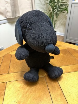 2017 Kaws x Uniqlo x Peanuts Black Snoopy Plush Toy Large 22''