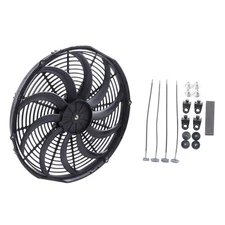 Fan Universal 16" Inch For 1999 2000-2017 Ford F-350 Condenser Radiator Cooling