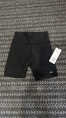 Alo Yoga Airlift Energie Short Black Biker Women's Yoga Activewear Shorts -  M | eBay