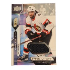 2021-22 Upper Deck Premier - Rookies Egor Sokolov #143 Jersey (MEM, RC)