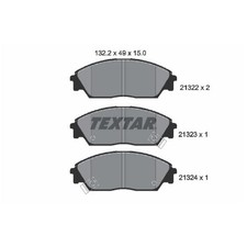 Satz Bremsbeläge Bremsklötze vorne für Honda Civic 4 ED EC EE 6 MA | 24263254