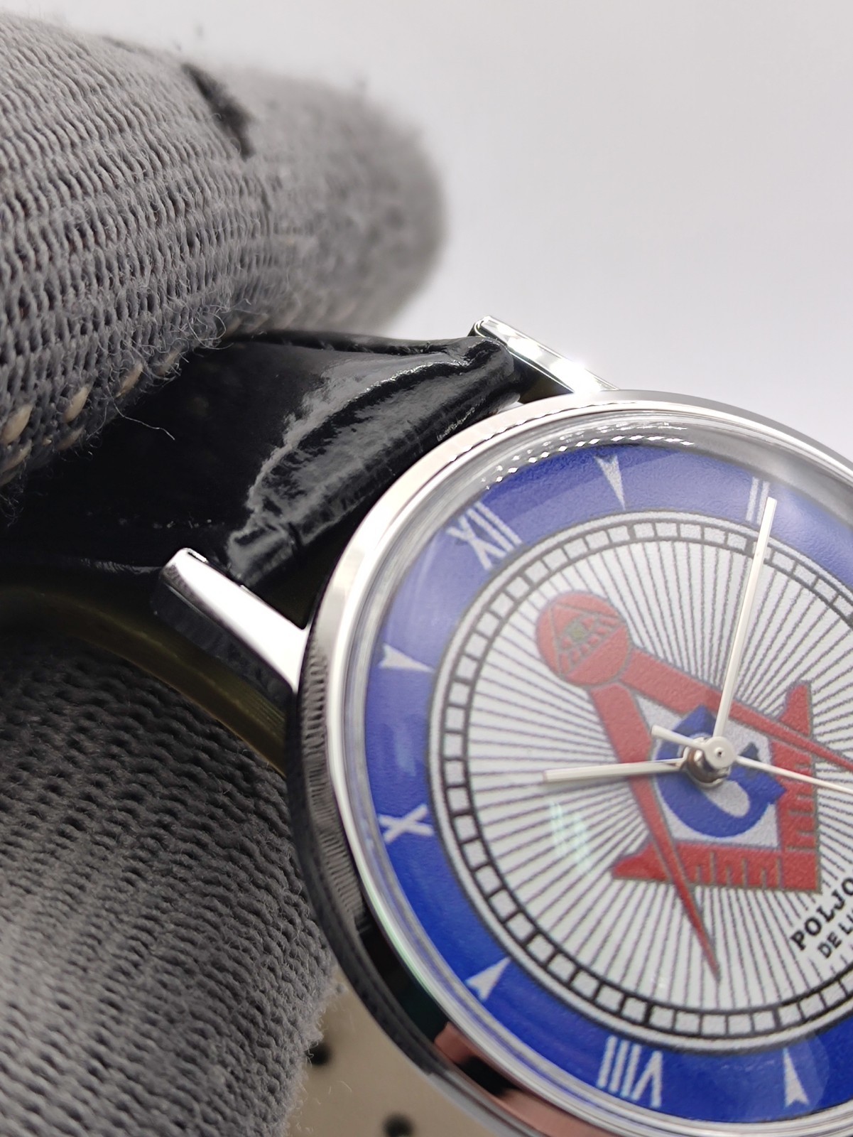 Poljot de Luxe Masonic Style Men's Watch  Slim 2209 Vintage Mechanical Soviet 