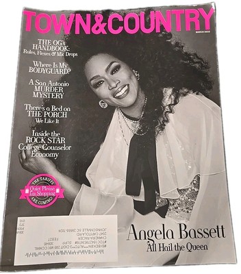 Town & Country Magazine Mar 2025 Angela Bassett Murder Mystery Hearst USA March