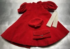 BARBIE * RED FLARE * VELVET COAT * ‘62 * COMPLETE * EXC COND * #939 *