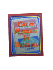 Excellent: Vintage 1988 SCORE Magic Motion Great Moments in Baseball Card #43