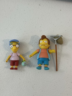 #ad The Simpsons Millhouse and Nelson 2.5quot; Action Figure Lot Jakks Pacific $15.00
