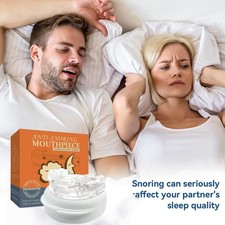 With Storage Box Anti-Snoring Mouthpiece Snoring Mouth Guard  Bruxism
