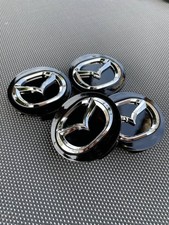 Mazda 4x Black 56mm2.20in Wheel Center Caps Mazda 356 Miata Rx 8 Cx3579 Mazda 4x Black 56mm2.20in Wheel Center Caps Mazda 356 Miata Rx 8 Cx3579