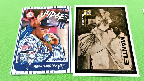 2021 TOPPS PROJECT 70 PRE PRODUCTION PROOF BLANK BACK CARD STOCK MICKEY MANTLE