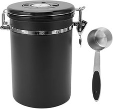 Airtight Coffee Canister Stainless Steel Coffee Bean Storage Container 1.8ltrs