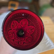 Luminarc Cristal D'Arques Durand Ruby Red Glass Bowls 5.5" x 2.5” France