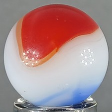 Vintage Vitro All-Red Marble .62 Inches Near-Mint Condition Combined Shipping