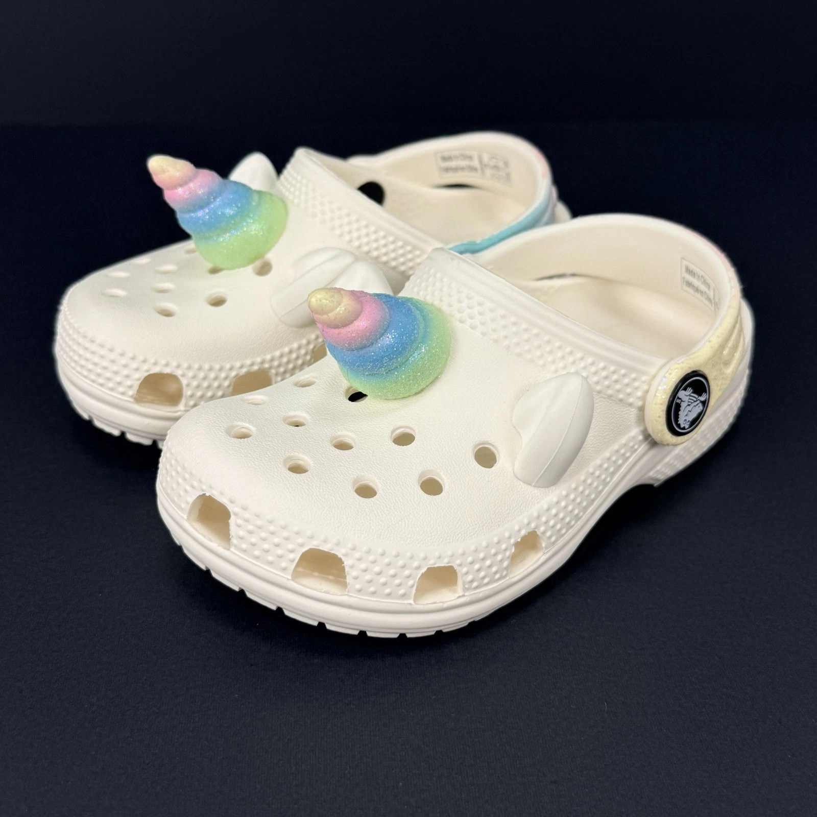 Crocs Toddler Classic I Am Rainbow Unicorn Clogs Size 8 C Kids New Without Box